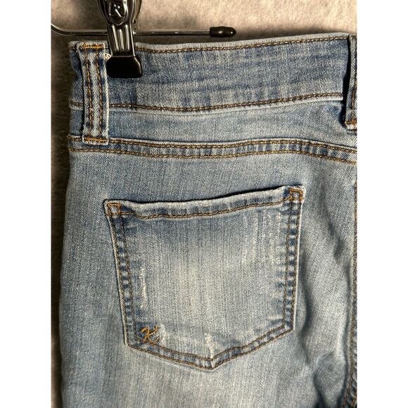 Kut from the Kloth | Size: 6 | Ankle Skinny Light Wash Jeans Raw Hem - Picture 12 of 12